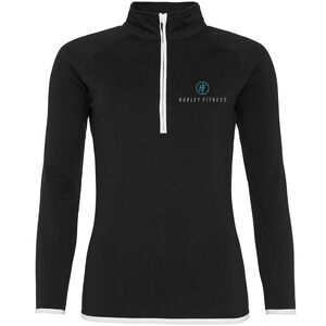 Girlie Half Zip Sweat Top Thumbnail
